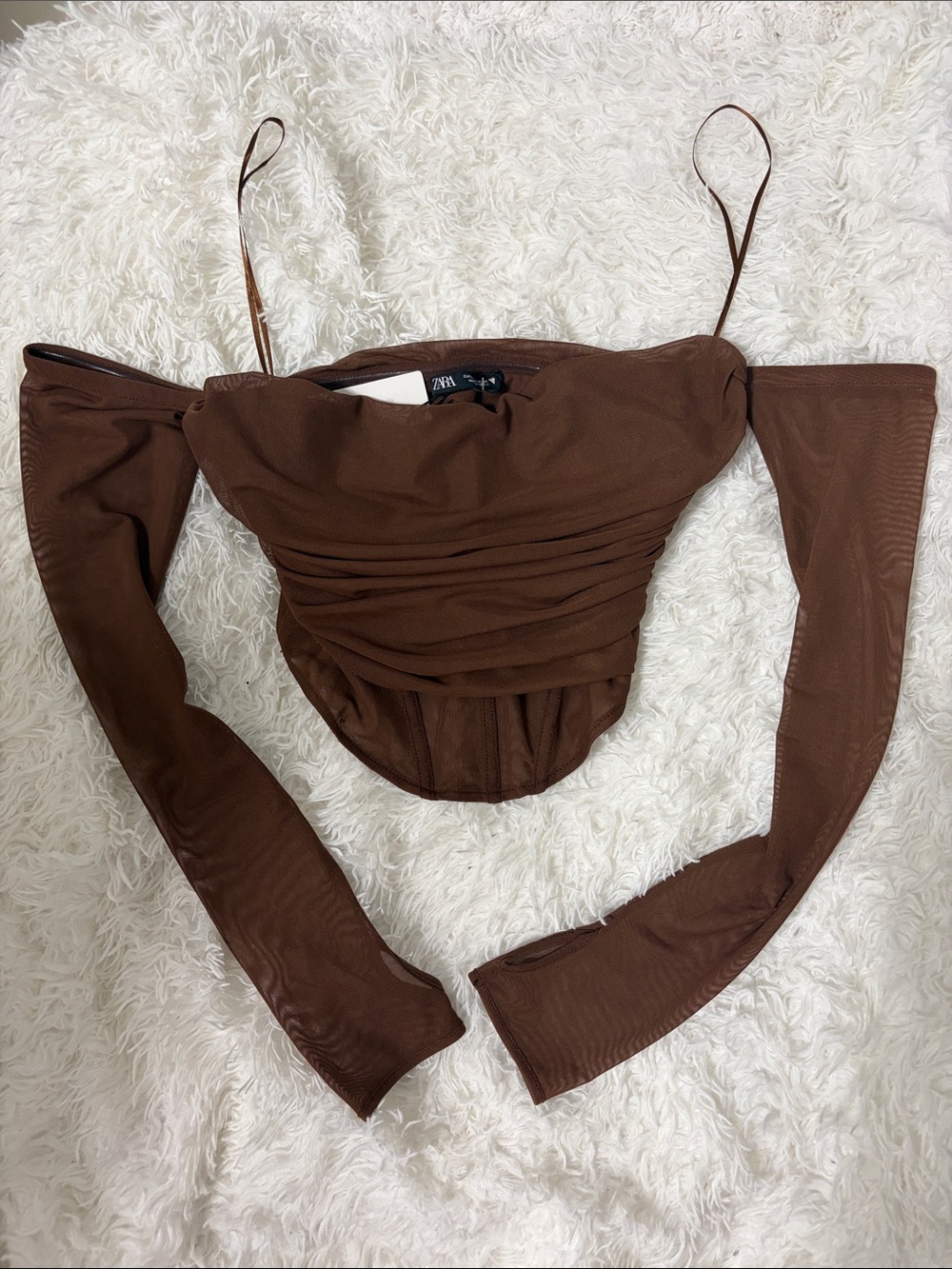 Zara corset top
